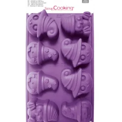 New SCRAPCOOKING Moule Silicone Halloween Violet