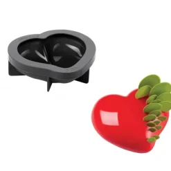 Clearance PAVONI Moule Silicone Insert Cœur Passion 15 x 14 cm x H 5 cm