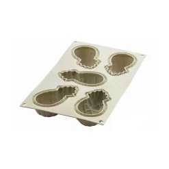 SILIKOMART 3D DESIGN Moule Silicone Mini Ananas 5.8 x 10 cm