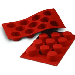Outlet SILIKOMART Moule Silicone Muffins 5,1 cm x H 2,8 cm (x11)