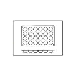 Hot SILIKOMART Moule Silicone Pomponnette 3,4 cm x H 1,6 cm (x24)