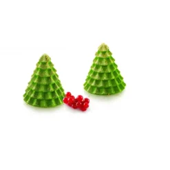 New SILIKOMART Moule Silicone Sapin Magique Ø 6,7 x H 7,4 cm (x6)