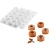 Sale SILIKOMART Moule Silicone Savarin Oblio Ø 5 cm x H 2,1 cm (x15) Professional