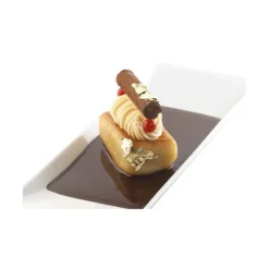 SILIKOMART Moule Silicone Savarin Rectangle 7,5 x 4,8 cm x H 2,8 cm (x8)