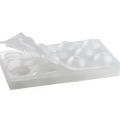 PAVONI Moule Silicone Sphère 30 x 17,5 cm Ø 4,5 cm (x11)