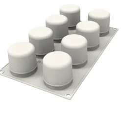 Online SILIKOMART Moule Silicone Sweet Layers avec Emporte-Pièce Ø 5,5 x H 5,5 cm (x8)