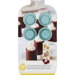 Online WILTON Moule Silicone Verre à Liqueur 8 Empreintes