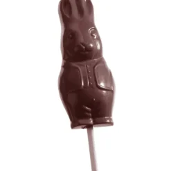 Best CHOCOLATE WORLD Moule Sucette Chocolat Lapin 74 mm (x9)