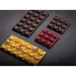Discount PAVONI Moule Tablette Chocolat Bricks 15,4 x 7,7 cm x H 0,9 cm (x3)