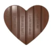 Best CHOCOLATE WORLD Moule Tablette Chocolat Cœur 12,5 x 11 cm (x2)