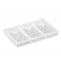 PAVONI Moule Tablette Chocolat Fragment 15,5 x 7,7 cm x H 1 cm (x3)