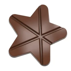 Sale CHOCOLATE WORLD Moule Tablette Chocolat Étoile 11,8 cm (x2)