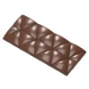 Outlet CHOCOLATE WORLD Moule Tablette Chocolat Triangles Convexes 12,4 x 5,5 cm (x4)