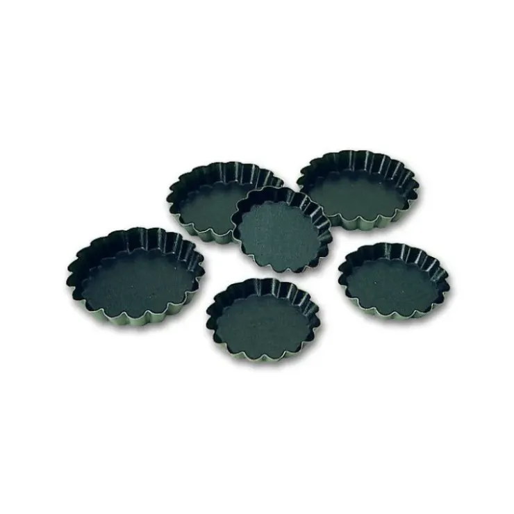 Best MATFER Moule Tartelette Cannelée Exopan Ø6cm H.1cm (x25)