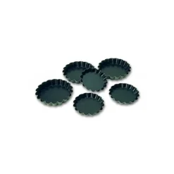 Clearance MATFER Moule Tartelette Cannelée Exopan Ø8.5cm H.1.3cm (x12)