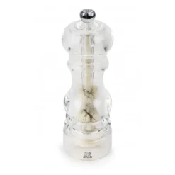 New PEUGEOT Moulin à Sel Humide Nancy 18 cm Transparent