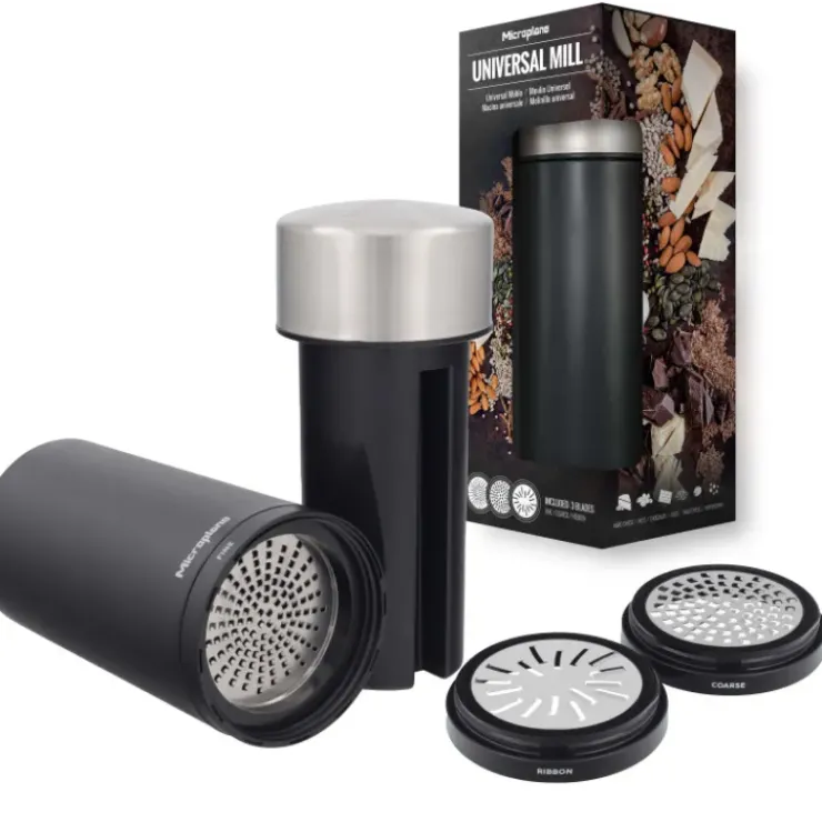 New MICROPLANE Moulin Universel Specialty Noir