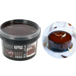 New PATISDECOR Nappage Chocolat Noir 300 g Patisdécor