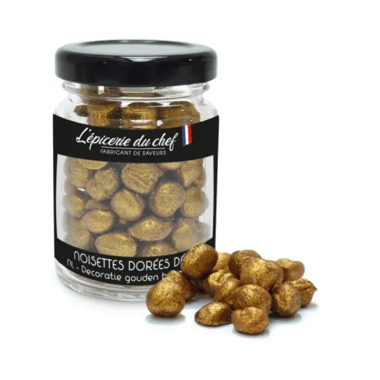 Discount EPICERIE DU CHEF Noisettes Dorées Décoratives 50 g L'
