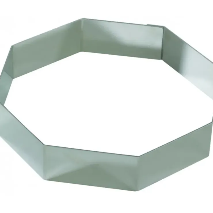 Discount MALLARD FERRIERE Octogone à Mousse Inox 24 cm x H 4,5 cm Mallard