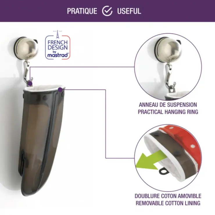 Sale MASTRAD Orka Plus Vert Gant Silicone et textile