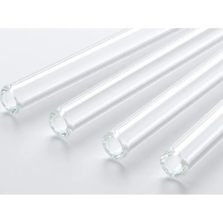 Best CUISINEADDICT Paille Réutilisable en Verre 15cm droite x4 HALM