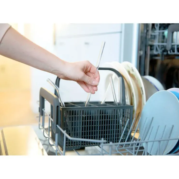 Sale CUISINEADDICT Paille Réutilisable en Verre 20cm droite x6 HALM