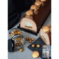 Best EPICERIE DU CHEF Palets Chocolat Blanc Dorés Décoratives 40 g L'