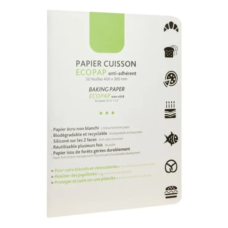 Best MATFER Papier Cuisson EcoPap 40 x 30 cm x50 feuilles