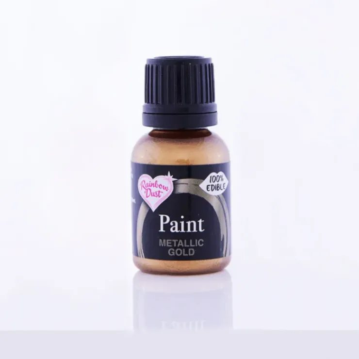 RAINBOW DUST Peinture Alimentaire Or Métallique 24 g