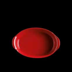 EMILE HENRY Petit Plat à Four Ovale en Céramique 27,5 x 17,5 cm Grand Cru