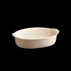 Clearance EMILE HENRY Petit Plat à Four Ovale en Céramique 27,5 x 17,5 cm Argile