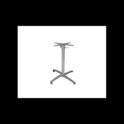 Discount LYROSE Pied de Table en Métal Epoxy Grise Koné