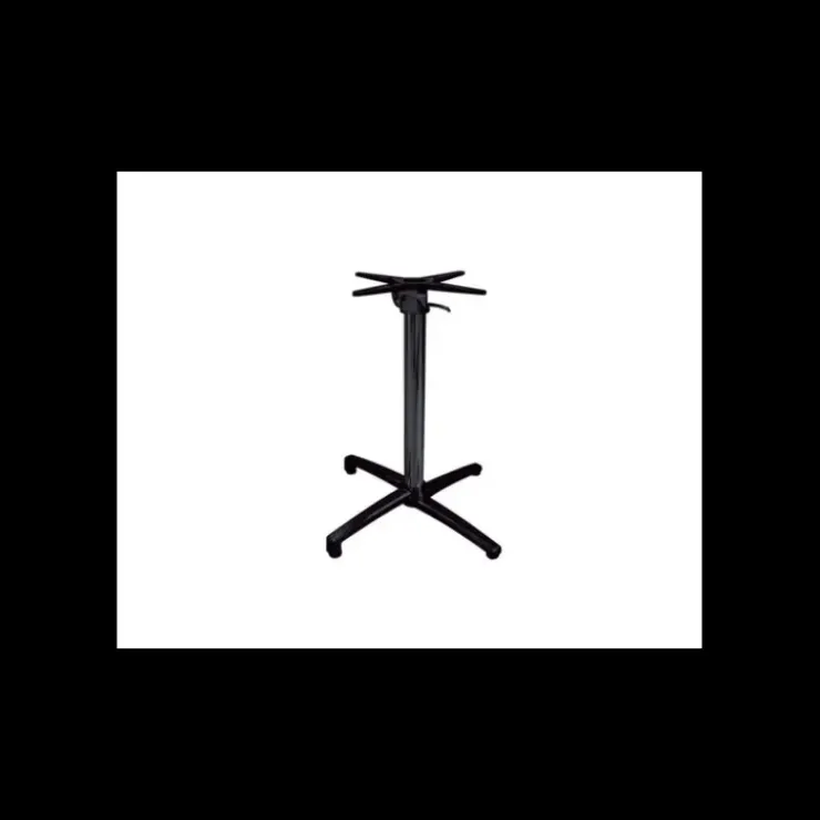 Outlet LYROSE Pied de Table en Métal Epoxy Noire Koné