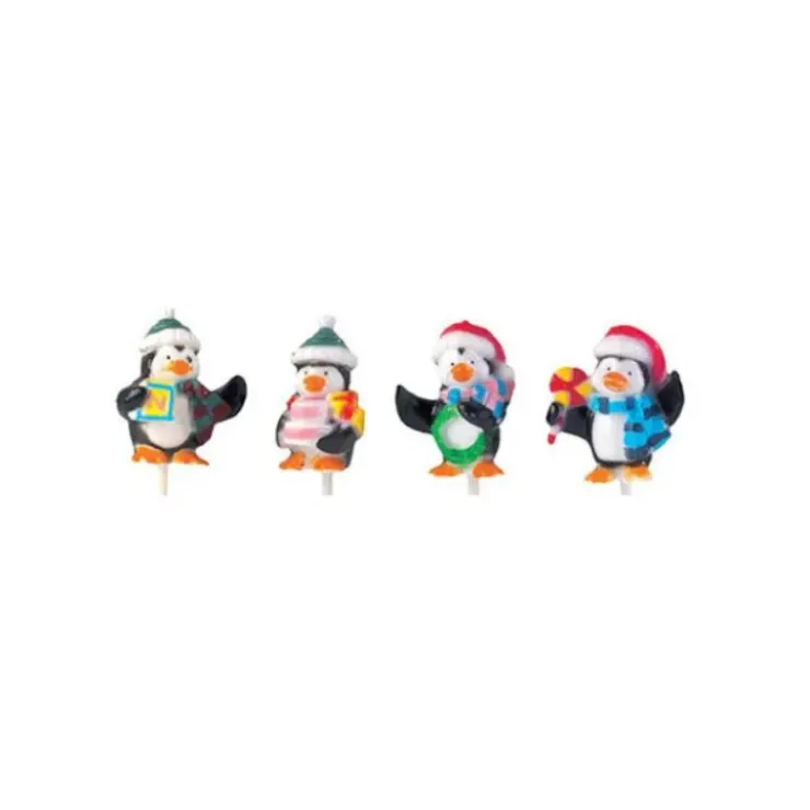 Online MALLARD FERRIERE Pingouins Noël sur pique x50
