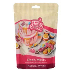 Outlet FUNCAKES Pistoles Deco Melts Blanc Naturel 250g