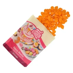 Sale FUNCAKES Pistoles Deco Melts Orange 250g