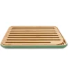 Best PEBBLY Planche à Pain Bambou 35 x 25 cm Vert Sauge