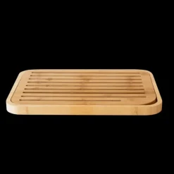 Outlet PEBBLY Planche à Pain en Bambou 36 x 26 cm