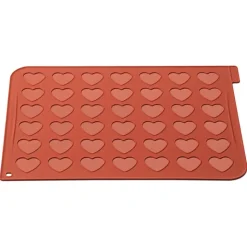 Sale SILIKOMART Plaque Macarons Coeurs Silicone 40 x 30 cm