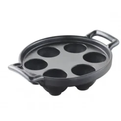 New REVOL Plat à Escargots Noir 6 trous Belle Cuisine