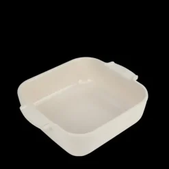 PEUGEOT Plat à Four Carré en Céramique Appolia 21 cm Ecru