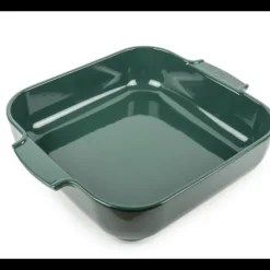 Best PEUGEOT Plat à Four Carré en Céramique Appolia 36 cm Vert Forêt