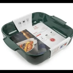 Best PEUGEOT Plat à Four Carré en Céramique Appolia 36 cm Vert Forêt