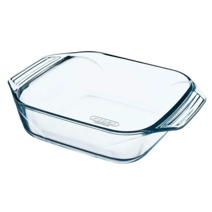 Best PYREX Plat à Four en Verre Carré 29 x 23 cm 2,3 L Irrésistible
