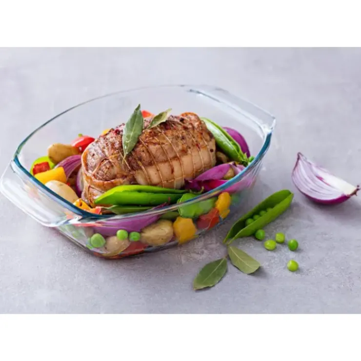 Discount PYREX Plat à Four en Verre Ovale 40 x 28 cm 4 L Irrésistible