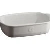 Discount EMILE HENRY Plat à Four Individuel en Céramique Farine 22 x 14,5 cm