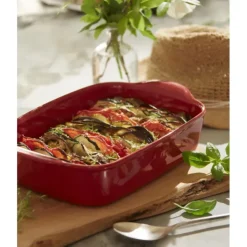 Discount EMILE HENRY Plat à Four Individuel en Céramique Farine 22 x 14,5 cm