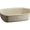 Discount EMILE HENRY Plat à Four Individuel en Céramique Argile 22 x 14,5 cm