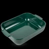 Online PEUGEOT Plat à Four Rectangulaire en Céramique Appolia 32 cm Vert Forêt